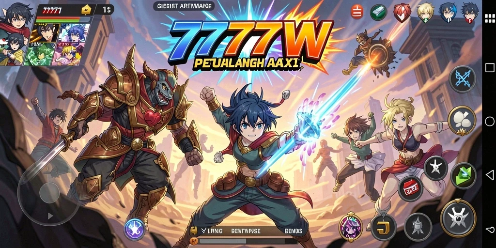Gameplay seru dalam dunia anime yang menakjubkan.