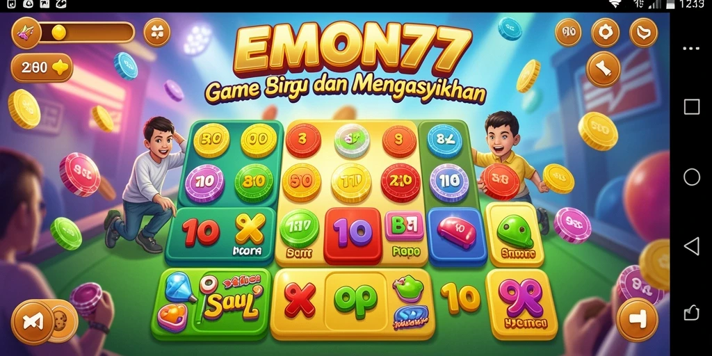 Tampilan gameplay Bingo yang menarik di EMON77.