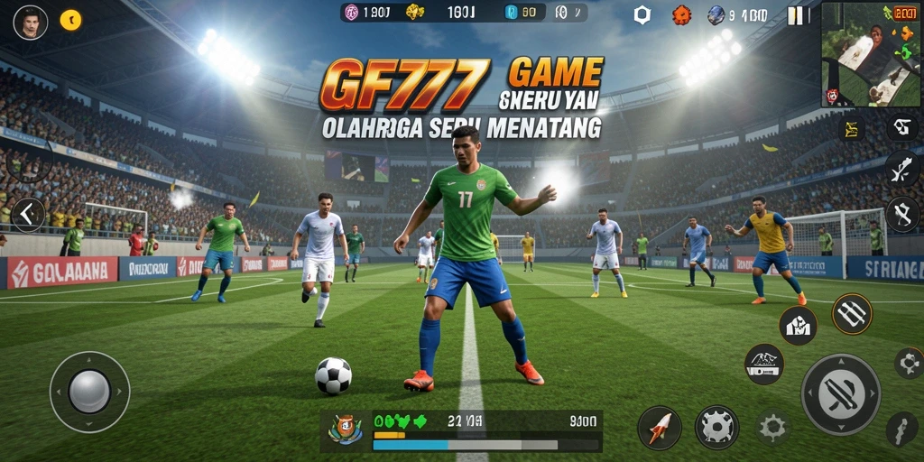 Tampilan menarik selama gameplay olahraga di GF777.