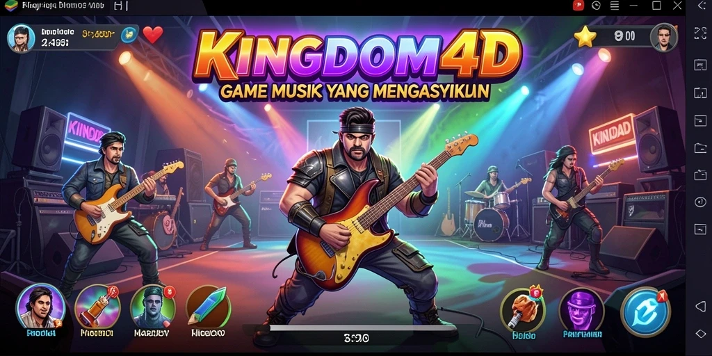Tampilan gameplay KINGDOM4D yang memukau dan interaktif.