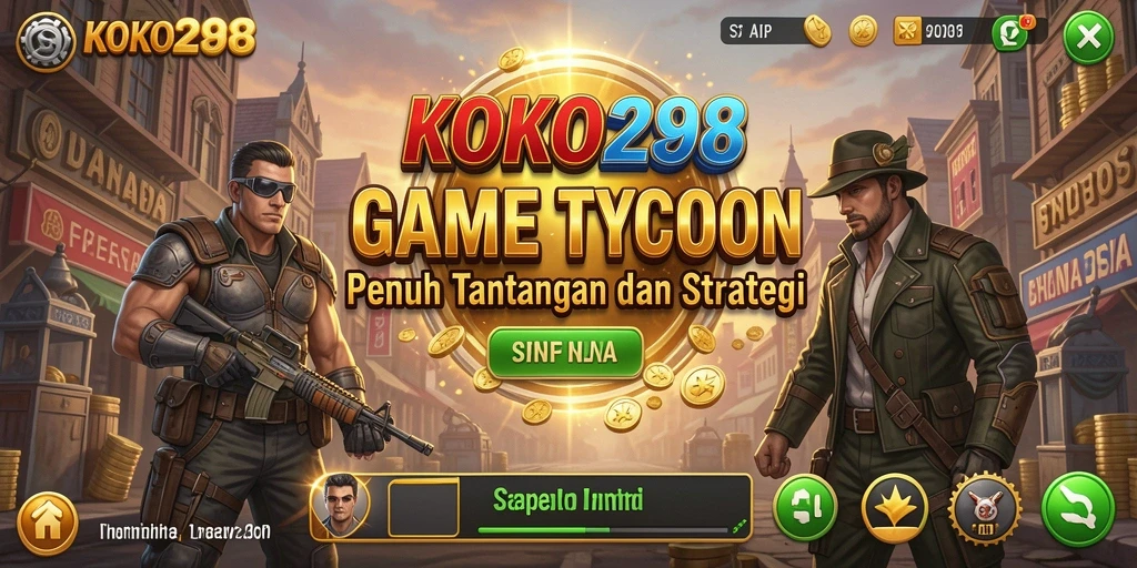 Tampilan gameplay menarik di KOKO288 dengan elemen Tycoon yang mendebarkan.