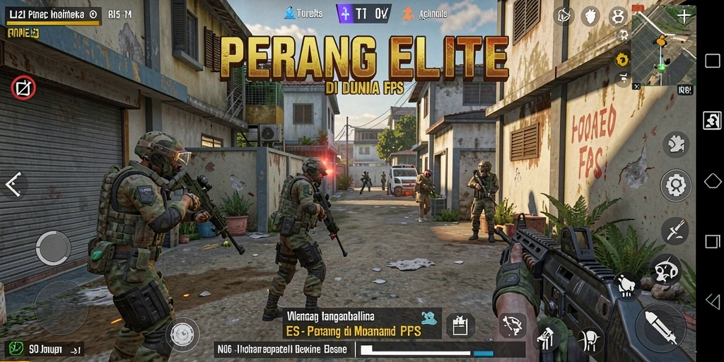 Tampilan gameplay N06 yang dinamis dan mendebarkan.