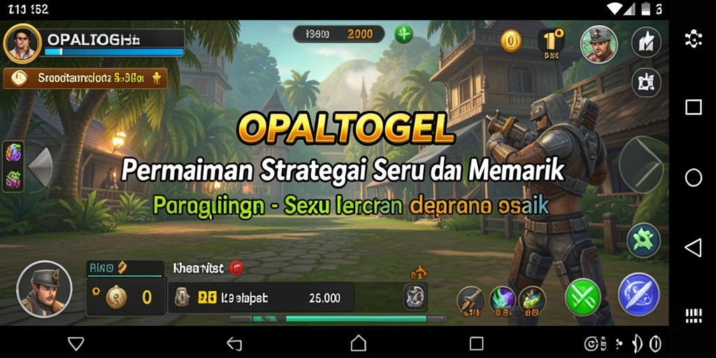 Tampilan menarik dari pertempuran dalam OPALTOGEL.