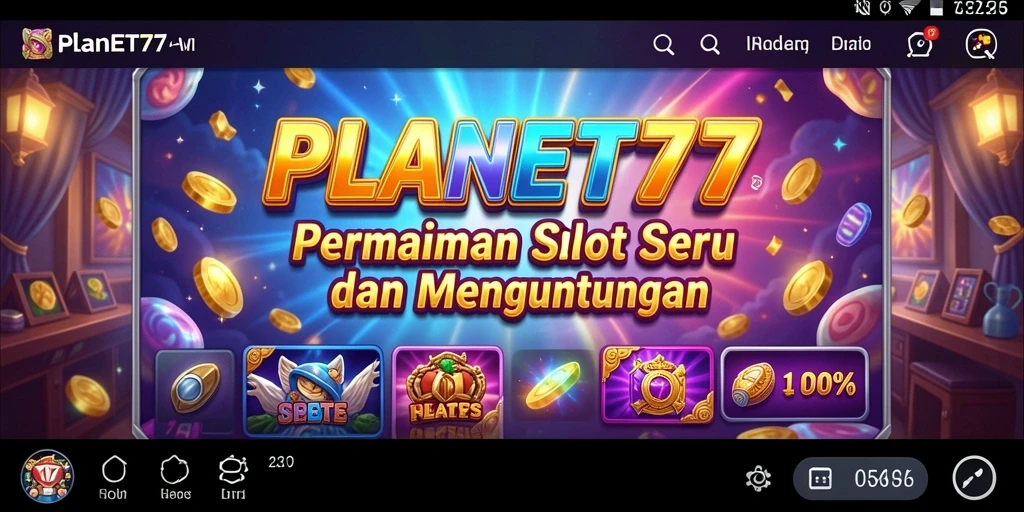 Tampilan gameplay menarik dari PLANET77 dengan suara dan grafis menawan.