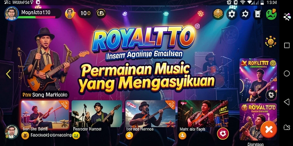Tampilan gameplay seru dalam ROYALTOTO yang memukau.