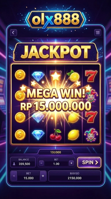 Pengguna sedang menikmati aplikasi yang diunduh dari olx888.